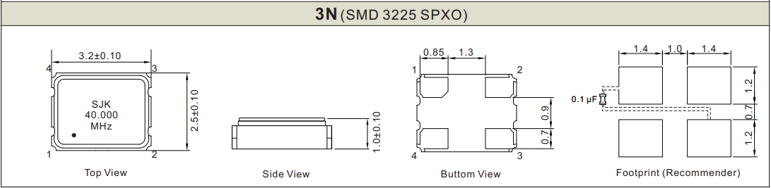 SMD3225-OSC-PCB
